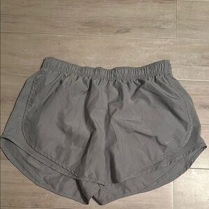 Nike Gray Athletic Shorts Lightweight Elastic Waist